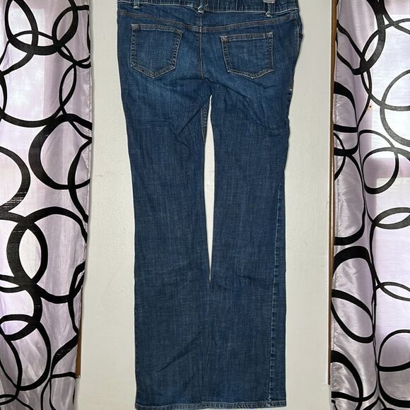 Old Navy Maternity woven Waistband boot, cut stretch, jeans size 6 long - Picture 12 of 14